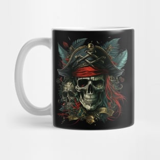 Pirate Captain Skull Mug